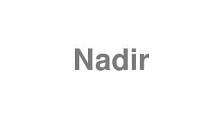 Nadir