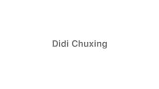 Didi Chuxing