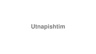Utnapishtim