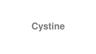 Cystine