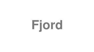 Fjord