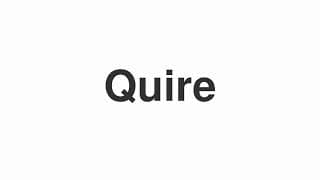 Quire