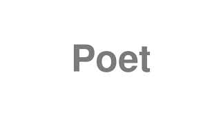 Poet