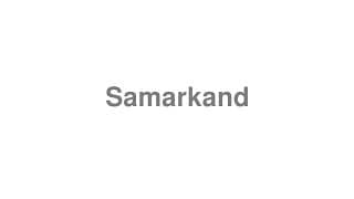 Samarkand