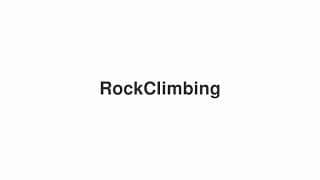 RockClimbing