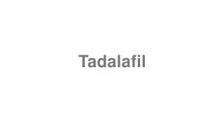 Tadalafil