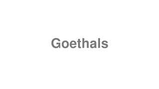 Goethals