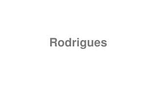 Rodrigues