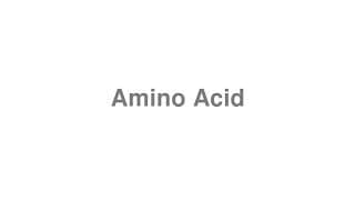 Amino Acid