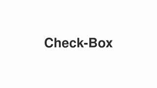 Check-Box
