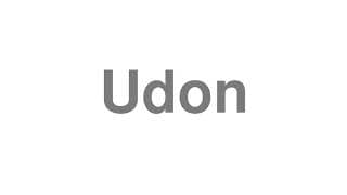 Udon
