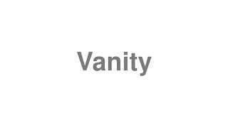 Vanity