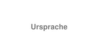 Ursprache