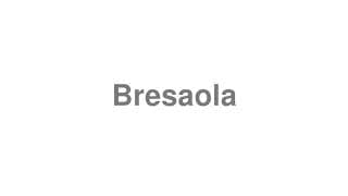 Bresaola