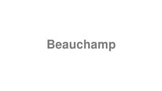 Beauchamp