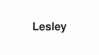 Lesley