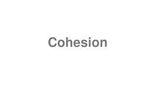 Cohesion