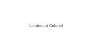 Lieutenant-Colonel