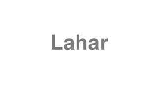 Lahar