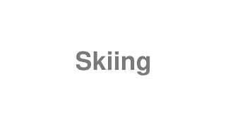 Skiing