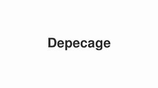 Depecage