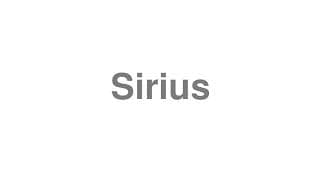 Sirius