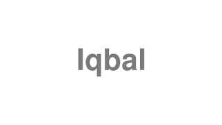Iqbal