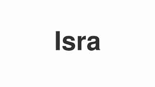 Isra