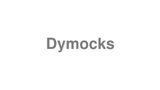 Dymocks