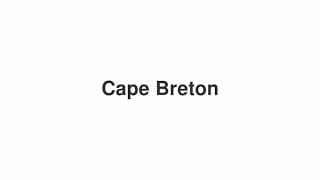 Cape Breton