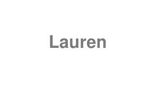 Lauren