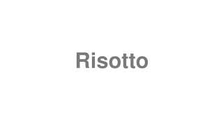 Risotto