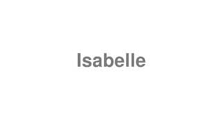 Isabelle