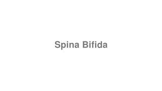 Spina Bifida