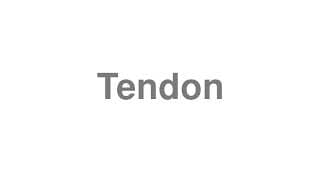 Tendon