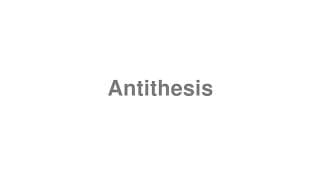 Antithesis