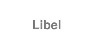 Libel