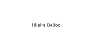 Hilaire Belloc