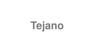 Tejano