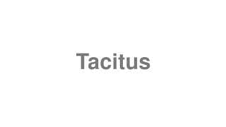 Tacitus