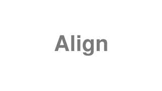 Align
