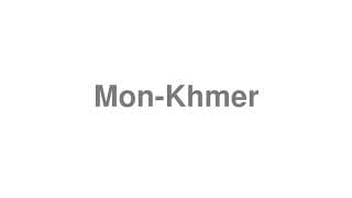 Mon-Khmer
