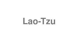 Lao-Tzu