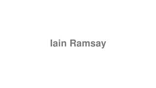 Iain Ramsay