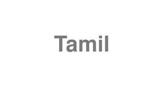 Tamil
