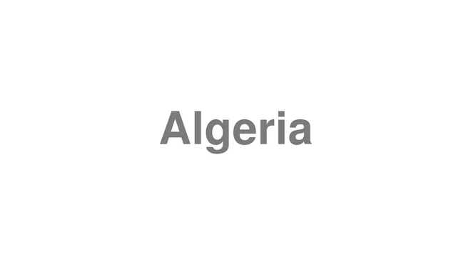 Algeria