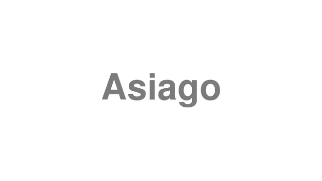 Asiago