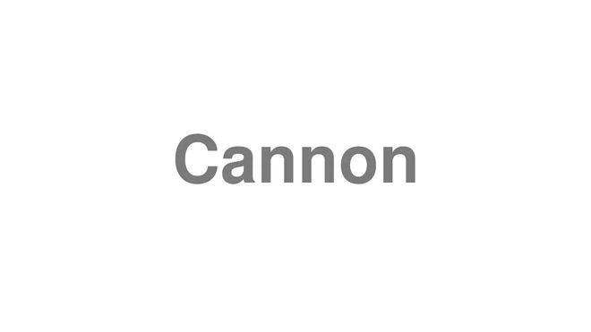 Cannon