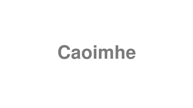 Caoimhe