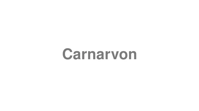 Carnarvon